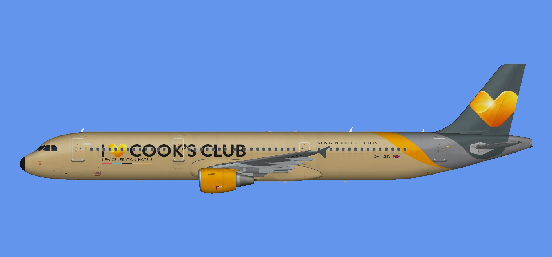 Thomas Cook A321 CFM The Flying Carpet Hub